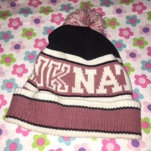 Pink nation winter hat